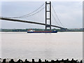 TA0224 : Eems Traveller Under the Humber Bridge by David Dixon