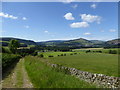 NT3333 : View towards Lee Pen and Innerleithen by Alan O'Dowd