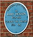 SP0786 : Blue Plaque: Barry Jackson by Gerald England