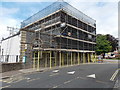 SX9980 : TSB Exmouth under scaffolding by Jaggery