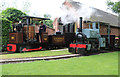 SK2406 : Statfold Barn Railway - garden railway by Chris Allen