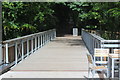 ST1177 : Footbridge, Gweithdy, St Fagans National History Museum by M J Roscoe