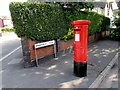 ST1479 : King George V pillarbox, Wingfield Road, Whitchurch, Cardiff by Jaggery