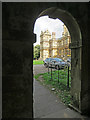 SK5339 : Wollaton Hall: the front, framed by John Sutton