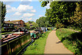 TQ3685 : River Lea Navigation beside Hackney Marsh (1) by Chris Heaton