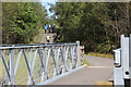 SO1803 : Cycle route bridge over River Ebbw, near Cwm by M J Roscoe