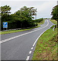 SM9108 : A4076 north of Steynton, Pembrokeshire by Jaggery