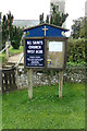 TF7815 : All Saints Church Notice Board by Geographer