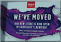 ST3188 : We've moved, Argos Extra, Stow Hill, Newport by Jaggery