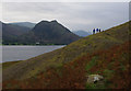 NY1519 : Path on west side of Crummock Water by Ian Taylor