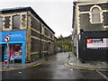 ST0291 : Unnamed side street in the centre of Porth by Jaggery