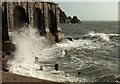 SX9163 : Waves during Storm Ophelia, Torquay by Derek Harper