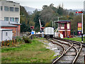 SD8022 : Rawtenstall West Signal Box and Level Crossing by David Dixon