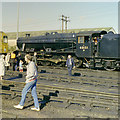 TQ4783 : Steam at Ripple Lane open day, 1987 by Robin Webster