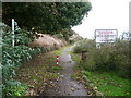 NX1336 : The coast road is closed, Drummore by Humphrey Bolton