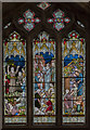 SP0343 : Chancel stained glass window, All Saints' church, Evesham by Julian P Guffogg