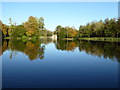 SP6736 : The Octagon Lake, Stowe Park by Philip Halling