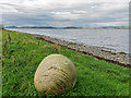 NH7552 : Boulder on the shoreline of the Moray Firth by valenta