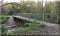 SK5901 : Footbridge crossing the Saffron Brook by Mat Fascione