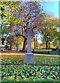 TQ3485 : Celtic Cross in St Augustine's Churchyard by PAUL FARMER