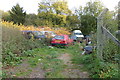 TM3669 : Vehicle Graveyard off the A1120 Yoxford Road by Geographer