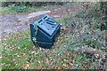 TM3671 : Sibton Green Grit Bin by Geographer