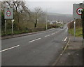 ST0190 : End of the 30 zone at the western edge of Trebanog by Jaggery