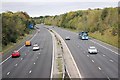 SJ3281 : The M53 west of Bromborough by Jeff Buck