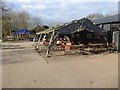 SO8845 : Mess tent at Croome Park by Philip Halling