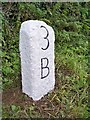  : Old Milestone east of Helland and Lower Kernick by Ian Thompson