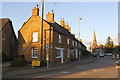 SP4235 : Row of houses on Church Street and spire of St Mary's Church by Roger Templeman