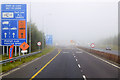 N8169 : M3 Motorway approaching Grange Toll Plaza by David Dixon