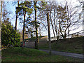 SJ6167 : Load gauging arch at Whitegate  by Stephen Craven