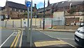 SJ8398 : Confusing cycle facility on Victoria Street, Manchester, at the rear of Chethams School of Music by Phil Champion