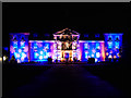 SJ7387 : Dunham Massey Hall, Illuminated for Christmas by David Dixon