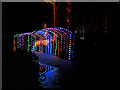 SJ7387 : Christmas at Dunham Massey - The Illuminated Pergola by David Dixon