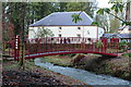 NS5320 : Footbridge over the Polcalk Burn by Billy McCrorie