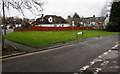 SO3013 : Grassy area behind Belmont Crescent, Abergavenny by Jaggery