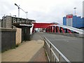 SJ8196 : Trafford Road Bridge  by Gerald England