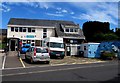 ST1600 : Public buildings on the east side of New Street, Honiton by Jaggery