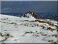 NS3779 : Marker cairn on Carman Hill by Lairich Rig