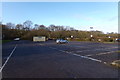 TQ4254 : Clacket Lane Services Car Park by Geographer