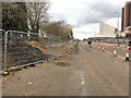 SJ8096 : Metrolink Extension Work on Trafford Wharf Road by David Dixon