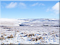 NY9742 : Moorland under snow north of Park Plantation by Trevor Littlewood