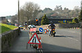 SX9165 : Roadworks, Chatto Road, Torquay by Derek Harper