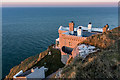 SH7584 : Lighthouse, Great Orme by Brian Deegan