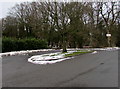 ST2997 : Bus turning area at the northern end of Caerwent Road, Croesyceiliog, Cwmbran by Jaggery