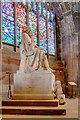 SJ8398 : Humphrey Chetham Statue, Manchester Cathedral by David Dixon