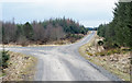 NZ0528 : Junction of forest roads in Hamsterley Forest by Trevor Littlewood