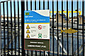 J3474 : Water safety sign, Lagan Lookout, Belfast (March 2018) by Albert Bridge